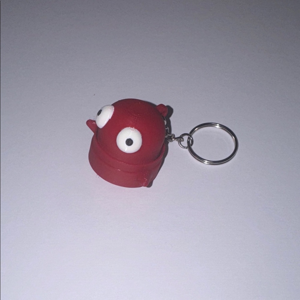 Red Repo Bot Fidget Clicker Character Keychain